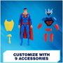 Spin Master Figurine Superman 30 cm avec accessoires DC Adventures