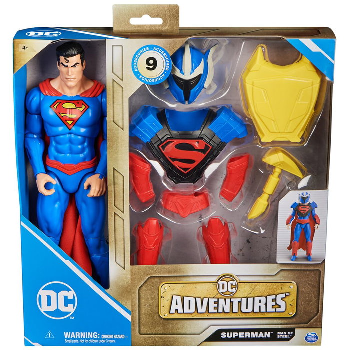 Spin Master Figurine Superman 30 cm avec accessoires DC Adventures