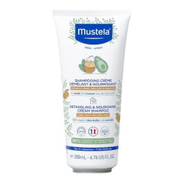 Mustela Shampooing Crème Démêlant et Nourrissant au Beurre de Karité et Avocat 200 ml