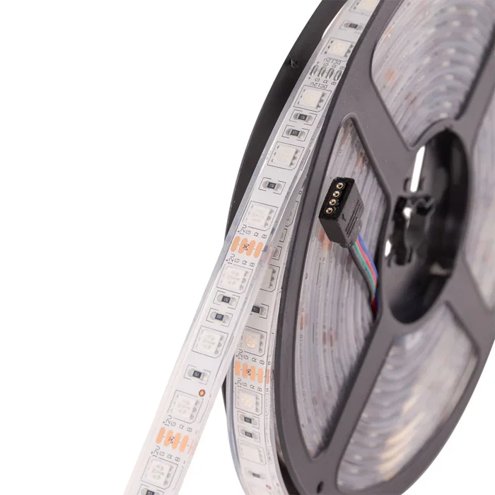 Bande LED Flexible 72W 4000 Lm SMD5050 12VDC IP68 RGB Submersible x5M 40.000H [CA-5050-12V-IP68-RGB]