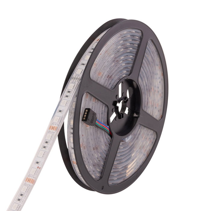 Bande LED RGB SMD 5050 IP68 Submergeable 12VDC 5m