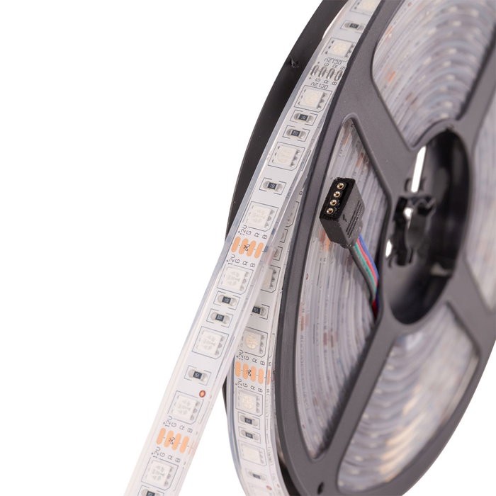 Bande LED RGB SMD 5050 IP68 Submergeable 12VDC 5m