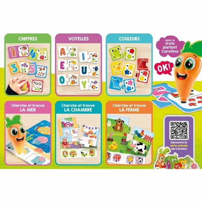 Liscianigiochi Carotina Baby Stylo Parlant avec 20 activités sonores