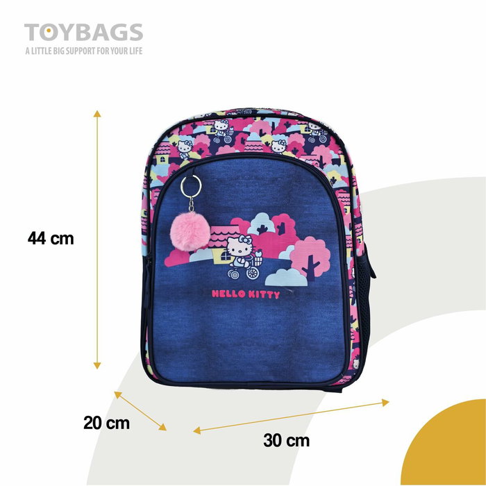Toybags Sac à dos Hello Kitty Double Compartiment Grande Capacité