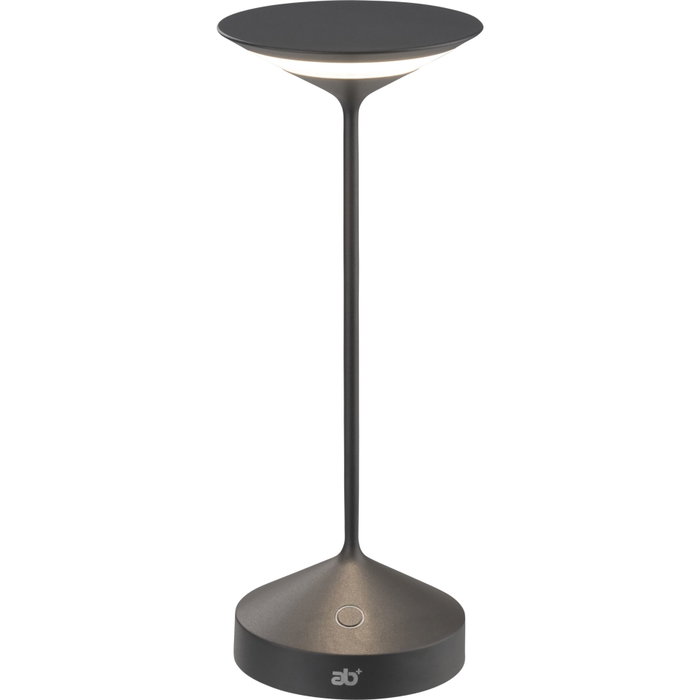 ab+ Tempo Lampe de table portable anthracite ab+ Tempo Lampe de table portable anthracite
