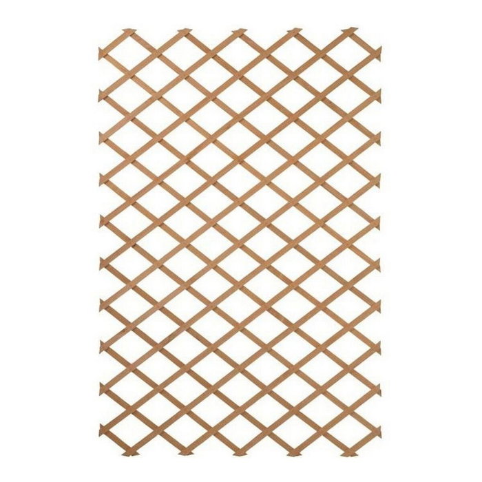 Nature Treillis de jardin extensible 100 x 300 cm Marron