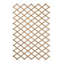 Nature Treillis de jardin extensible 100 x 300 cm Marron
