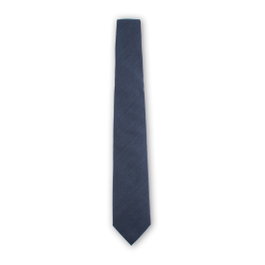 CHOPARD Cravate Manhattan Bleu en Laine et Soie