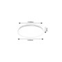 RABALUX Plafonnier LED Vendel 12W 1050Lm 3000K Blanc