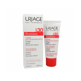 Uriage Roséliane - Crème SPF30 UPF 50+ Visage Sensible 40 ml - Fluide Teinté Anti-Rougeurs