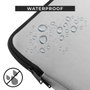 Phoenix Technologies PHBASICSH16 Housse Malette Néoprène pour Ordinateur Portable 16 Pouces, Gris