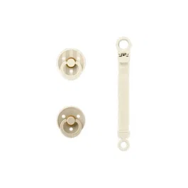 Bibs Coffret cadeau bébé - Sucette & attache - Embout rond - T1 - Ivory