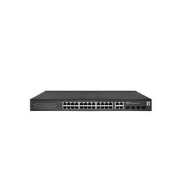 LevelOne GES-2128 Conmutateur Gigabit Smart Lite 28 ports, 24x RJ45 Gigabit, 4x SFP/RJ45 combo