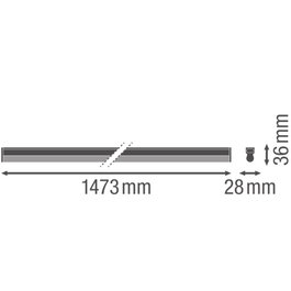 Ledvance Luminaire LED Linéaire Compact 17W 1800Lm 3000K 140º IP20