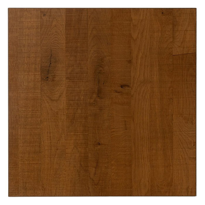 BigBuy Home Table Noir Naturel Bois MDF 60 x 60 x 75 cm