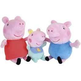 Jemini Coffret de peluches Peppa Pig - Peppa, Georges et Evie - 3 personnages
