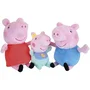 Jemini Coffret de peluches Peppa Pig - Peppa, Georges et Evie - 3 personnages