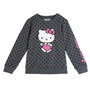 Sweat-shirt Enfant Hello Kitty Gris foncé