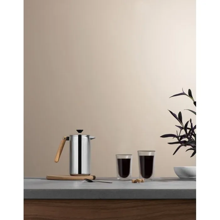 Bodum Cafetière à piston Douro, double paroi en inox, 1 litre (8 tasses)