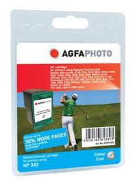 AgfaPhoto APHP343C Cartouche d'encre couleur pour HP343