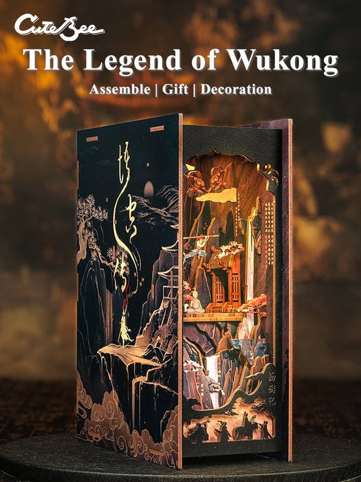 Maquette Book Nook The Legend of Wukong 22 x 8 cm Maquette Book Nook The Legend of Wukong 22 x 8 cm
