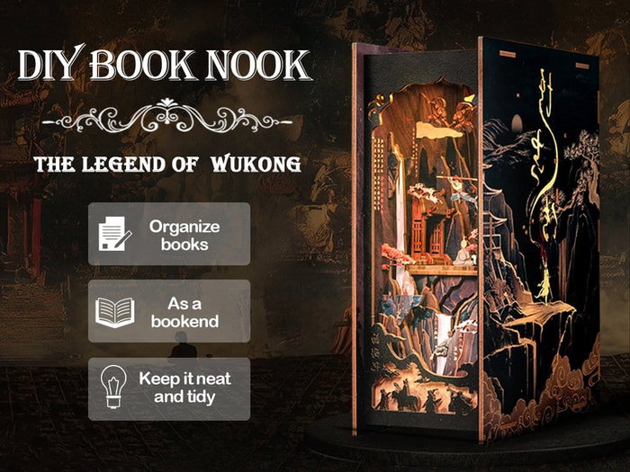 Maquette Book Nook The Legend of Wukong 22 x 8 cm Maquette Book Nook The Legend of Wukong 22 x 8 cm