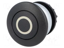 EATON ELECTRIC RMQ-Titan Bouton-poussoir noir avec symbole O, Ø22,5mm, IP67
