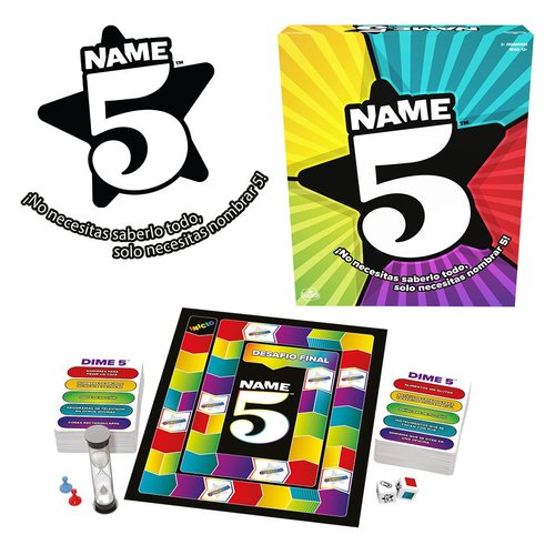 Jeu de société Name 5 Big Box – Endless Games – Questions rapides, défis et fun pour soirée en famille ou entre amis Jeu de société Name 5 Big Box – Endless Games – Questions rapides, défis et fun pour soirée en famille ou entre amis