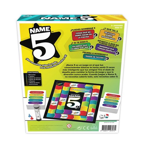 Jeu de société Name 5 Big Box – Endless Games – Questions rapides, défis et fun pour soirée en famille ou entre amis Jeu de société Name 5 Big Box – Endless Games – Questions rapides, défis et fun pour soirée en famille ou entre amis