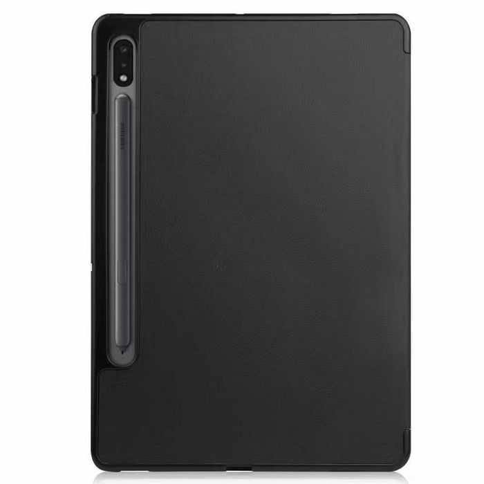 eSTUFF Housse folio avec support magnétique pour Samsung Galaxy Tab S7 FE (modèle HOUSTON) - Noir