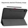 eSTUFF Housse folio avec support magnétique pour Samsung Galaxy Tab S7 FE (modèle HOUSTON) - Noir