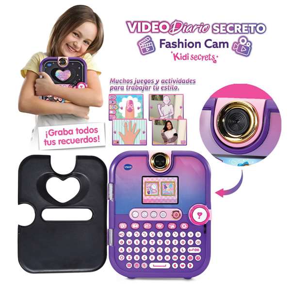 Vtech KidiSecrets Locker Fashion Cam noir