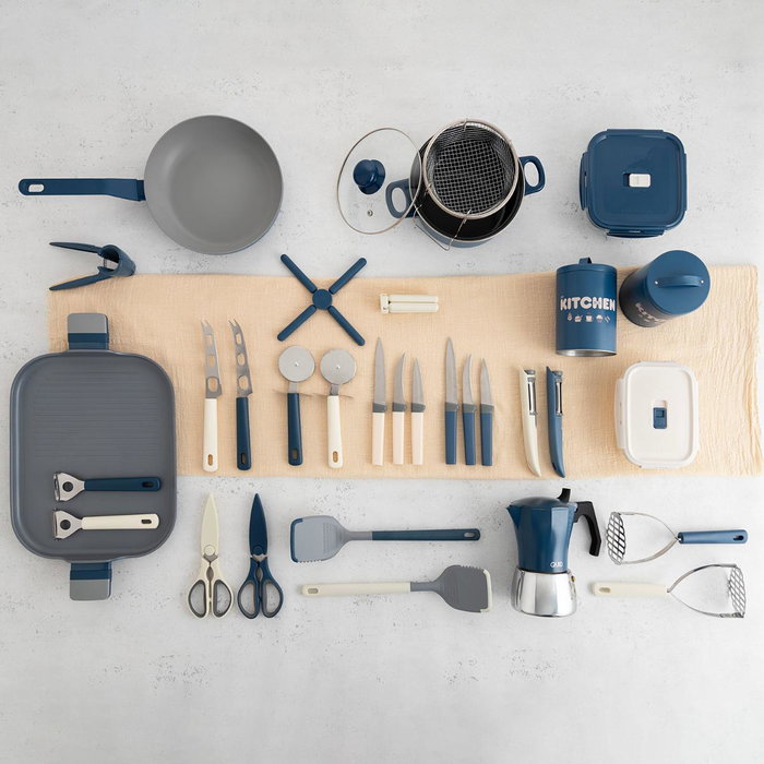 Quid Cafetière Baltic en Aluminium pour 6 Tasses, Compatible Vitrocerámica, Induction, Électrique, Gaz