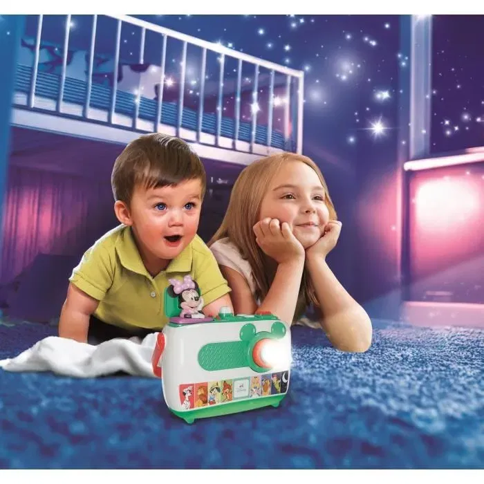 Clementoni - Disney Projecteur & Conteur 2.0 - Cartouche de recharge d'histoires - Minnie - 5 histoires avec projection d'images
