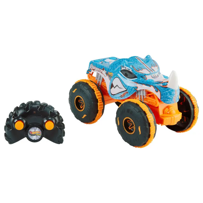 Hot Wheels RC Rhinomite 1:24 Voiture Télécommandée Tout-Terrain, 8 km/h