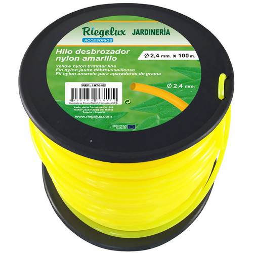 Riegolux RGX HILO Désbrozadora Nylon Rouge 2,4mm x 100m Riegolux RGX HILO Désbrozadora Nylon Rouge 2,4mm x 100m