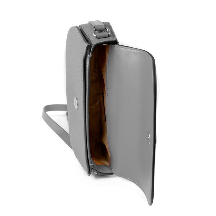 Sac à Bandoulière Michael Kors 35F4STVC1L-PEARL-GREY Gris 21 x 12 x 5 cm