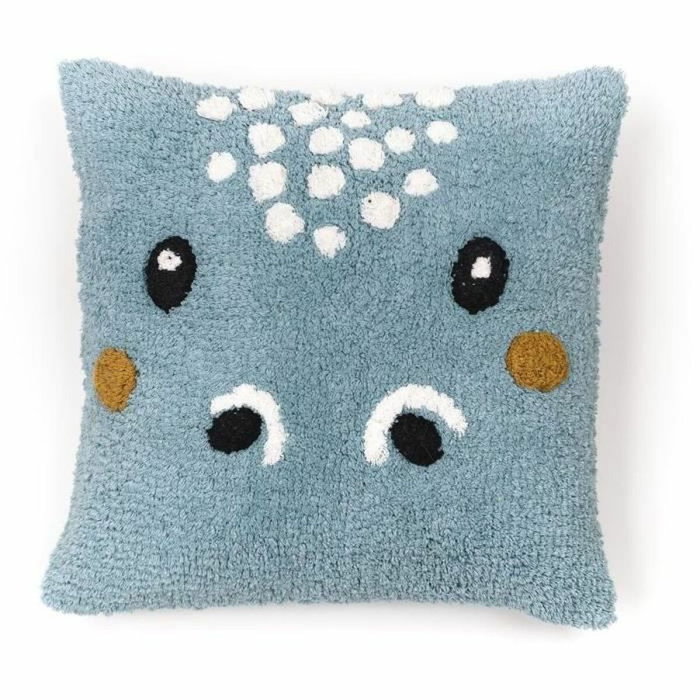 Today Ensemble parure de lit enfant Hippopotame Bleu - 140 x 200 cm Today Ensemble parure de lit enfant Hippopotame Bleu - 140 x 200 cm