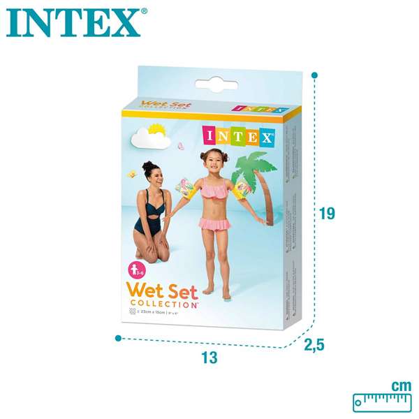 Intex - Brassard gonflable piscine - 23 x 15 cm - PVC - Pour enfants de 3 à 6 ans - Jouet de bain