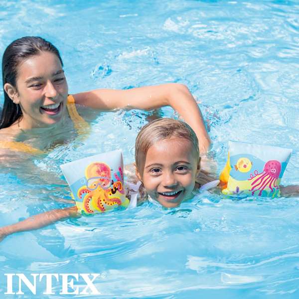 Intex - Brassard gonflable piscine - 23 x 15 cm - PVC - Pour enfants de 3 à 6 ans - Jouet de bain