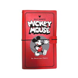 ERIK - Carnet de voyage Mickey Disney, format 19.5 x 11.5 x 2 cm