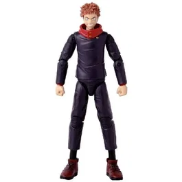 BANDAI Figurine Anime Heroes Itadori Yuji Black Flash 17 cm articulée - Jujutsu Kaisen - 16 points d'articulation avec mains supplémentaires
