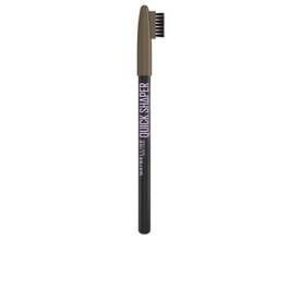 Maybelline Crayon à sourcils Quick Shaper n°04 Brun moyen - Définition longue tenue 24h, finition naturelle et précise avec brosse intégrée, 1 unité