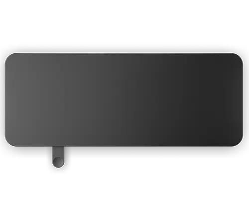 Lenovo 4X11N40212 Station d'accueil USB-C plat Voyage Noir - Hub USB-A USB-C HDMI 4K Power Delivery 65W Lecteur SD