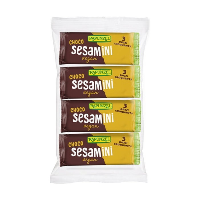 Rapunzel Barritas Sesamini au chocolat BIO 4x27g