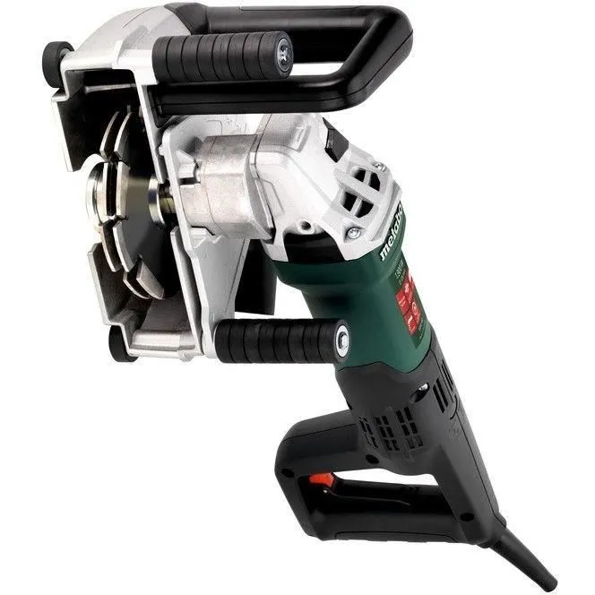 Metabo Rainureuse à béton MFE 40, profondeur de coupe 40 mm avec 2 meules diamantées, pour installations électriques, raccord aspirateur