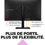 HP Omen 27 - Écran PC Gamer 27 pouces FHD 165 Hz 1ms avec technologie AMD FreeSync Premium - HDR, pied réglable