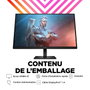 HP Omen 27 - Écran PC Gamer 27 pouces FHD 165 Hz 1ms avec technologie AMD FreeSync Premium - HDR, pied réglable