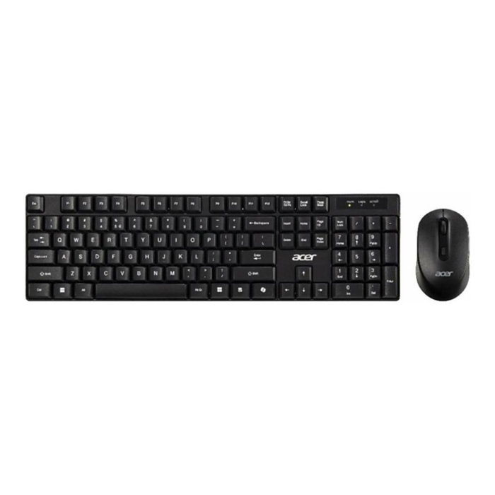 Acer AAK410 Combo Clavier Souris Sans Fil QWERTY Espagnol Noir Acer AAK410 Combo Clavier Souris Sans Fil QWERTY Espagnol Noir
