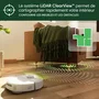 iRobot Roomba Plus 405 Combo Robot Aspirateur Laveur - LiDAR Clearview - Puissance 7000 Pa, Autonomie 1h45, Réservoir 295 ml, Base Multifonction, Design Blanc